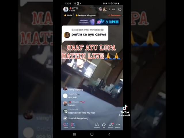 tkw viral tiktok     || live lupa matikan kamera