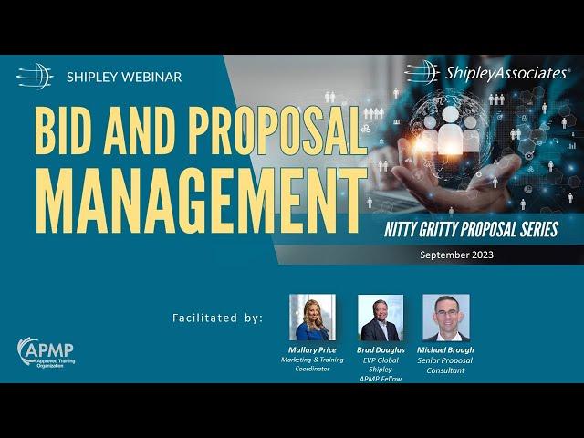 Bid and Proposal Management - Sept 2023