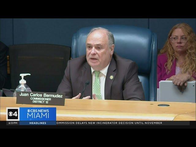 Miami-Dade County Commission delays new incinerator decision until November