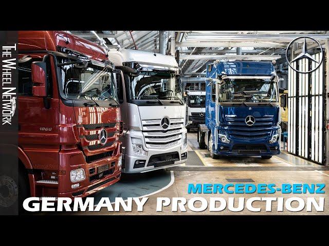 Mercedes-Benz Truck Production in Germany – Actros, eActros, Arocs, eEconic, Vario