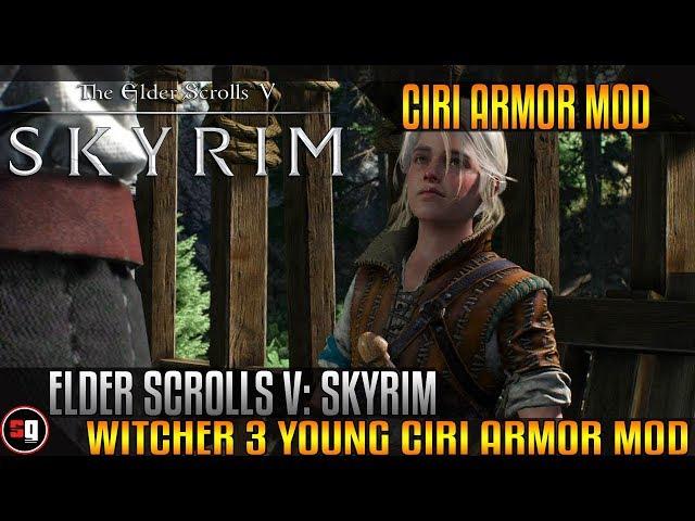 Skyrim - The Witcher 3 Young Ciri Armor Mod