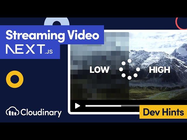 Improve Video Streaming in Next.js with Adaptive Bitrate Streaming - Dev Hints