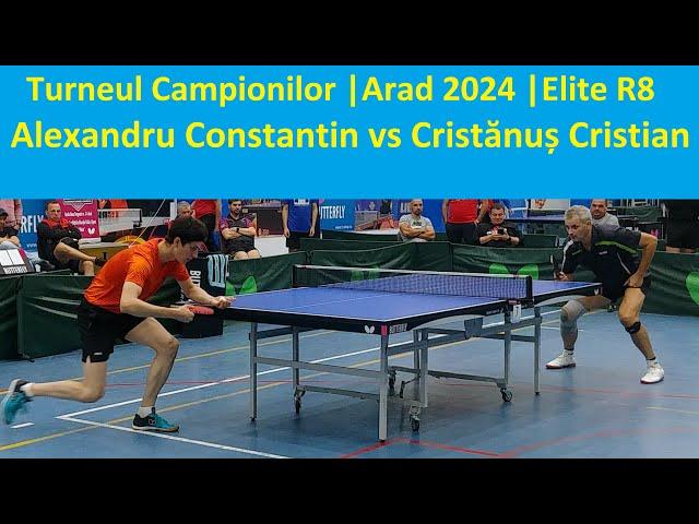 Alexandru Constantin vs Cristanus Cristian |Elite R8 |TC Arad 2024