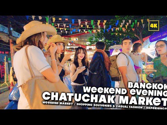 Bangkok , Chatuchak Weekend market at Evening! / Enjoy buying souvenirs!/ Best visited Market