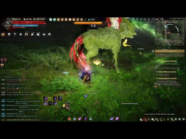 Black Desert Online Level 60 Woosa vs Dark Rift Ronin