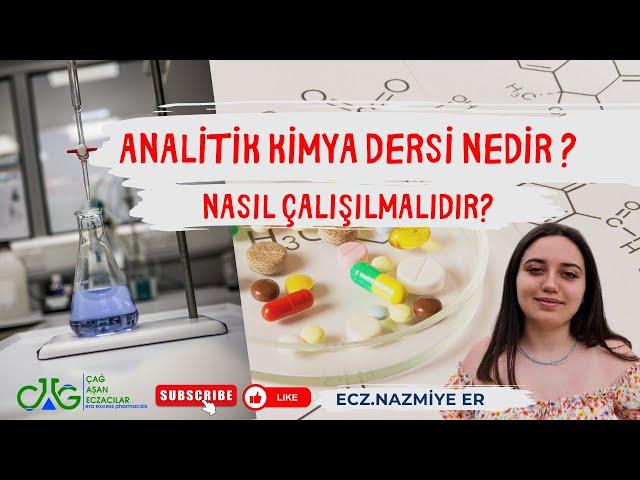 ECZ101 : Analitik Kimya Dersi 