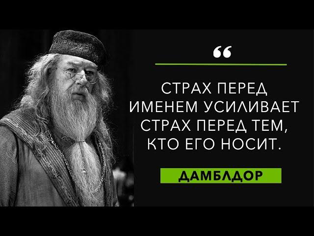 Слова, которые поражают. Цитаты Дамблдора о дружбе, любви и мудрости жизни