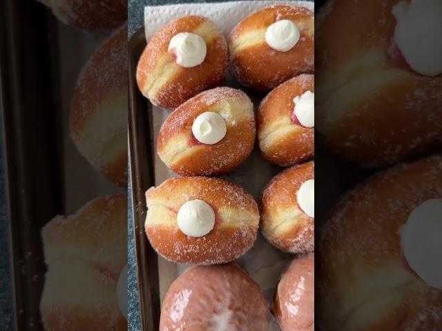 Filled donuts  Find more details in description #donuts #recipe