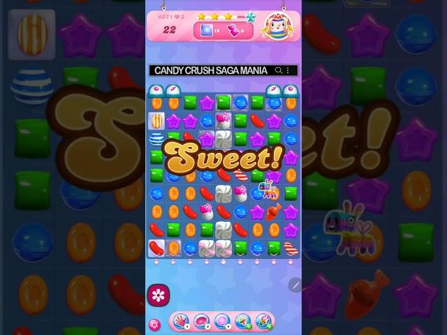 Candy Crush Saga Level 437 NO BOOSTERS  All Star 2024