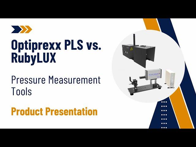 Optiprexx PLS vs. RubyLUX: Pressure Measurement Tools Comparison | Almax easyLab