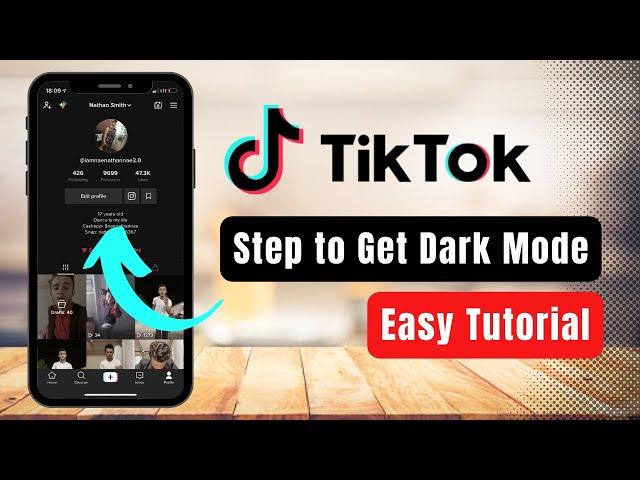 How to Get Dark Mode on TikTok iPhone !