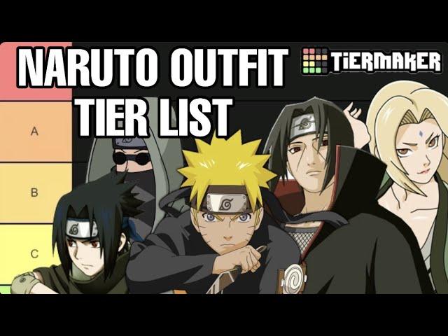 The Naruto Character Drip Tier List