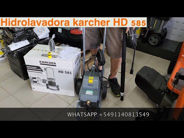 Hidrolavadora Industrial HD 585 Kärcher - Tutorial unboxing review - NOGALPARK