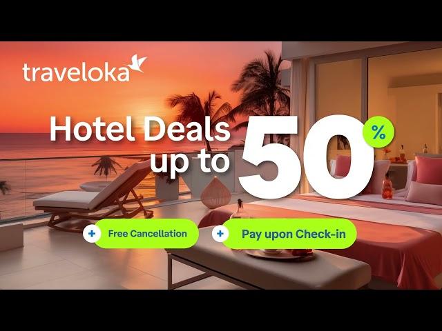 Traveloka Staycation up to 50% off discount