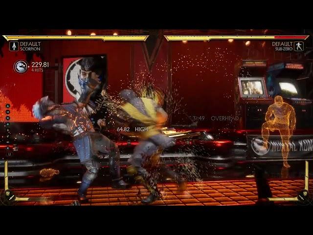 55% mk11 scorpion combos