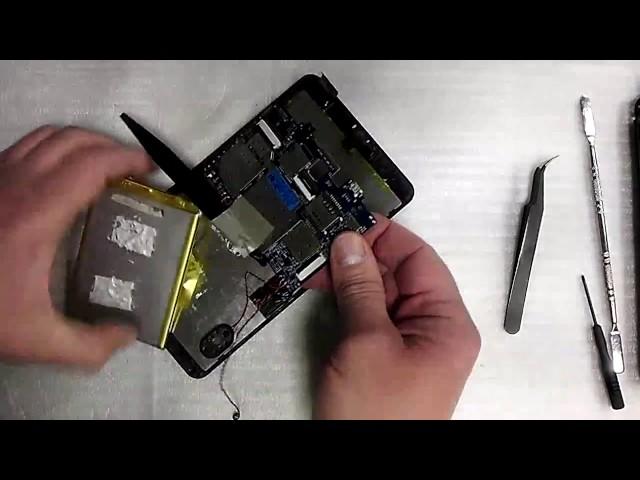 Планшет IRBIS HIT TZ49 - замена LCD -  разборка / replace LCD - disassembling