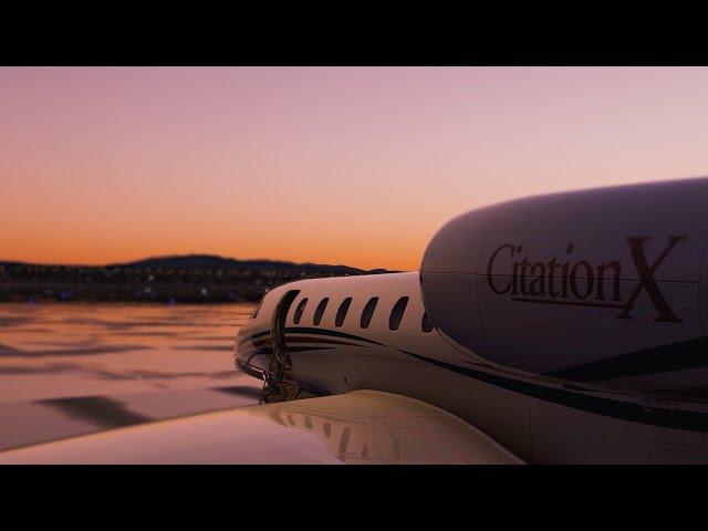 The Citation X in X-Plane 12 – Official Trailer