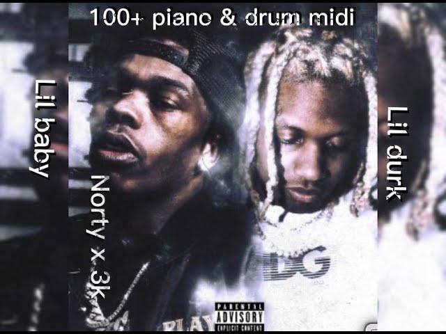 [FREE +100] PIANO x 808'S  LIL BABY  Midi Kit (Lil Baby, Lil Durk, 4PF,  Slimelife Shawty, Noodah )