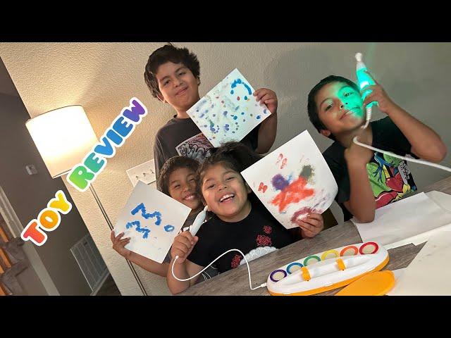 Toy Review…Crayola Color Wonder Magic Light Brush Art Set, Mess Free Washable Paint