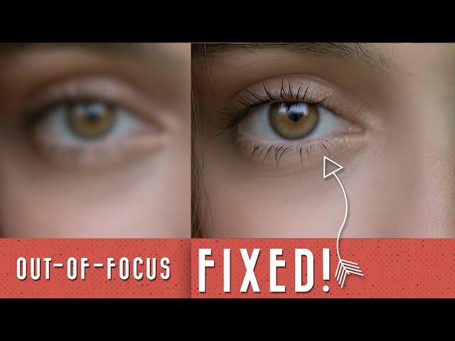 Is it possible to FIX OUT-OF-FOCUS or BLURRY IMAGES in Lightroom?