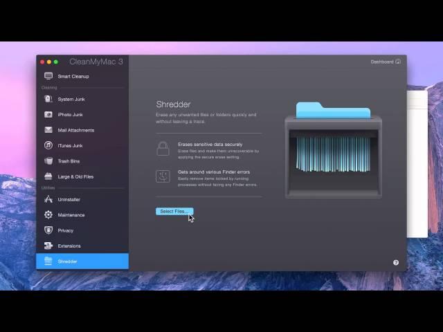 CleanMyMac 3 | How To Properly Erase Files On Your Mac