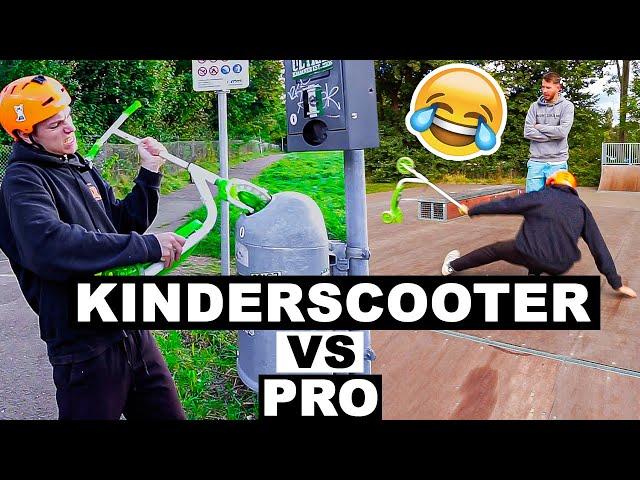 Kinder Scooter VS Pro Fahrer!