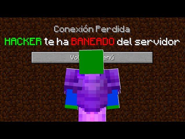 Un HACKER me BANEÓ de mi PROPIO SERVIDOR de MINECRAFT 