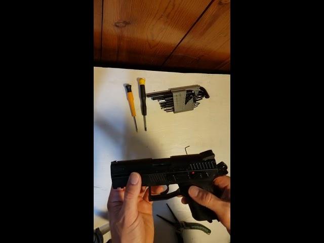 ASG CZ P-07 disassembly and reassembly