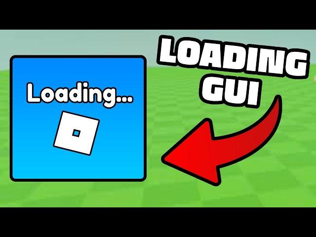 How to Make A LOADING SCREEN GUI - Roblox Studio Tutorial