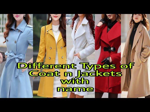 Different Types of Coat (Jackets) With  Names /girls jacket name /#winterdresses