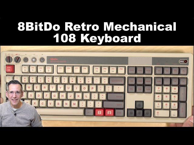 8bitdo 108 Retro Mechanical Keyboard Review - Now with a Full Number Pad!