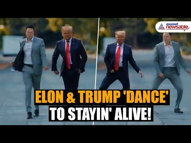 Elon Musk Shares Hilarious AI Video of Himself and Trump Dancing to Stayin' Alive