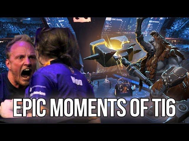 Throwback to TI6 MOST EPIC HYPE MOMENTS - DOTA 2 The International