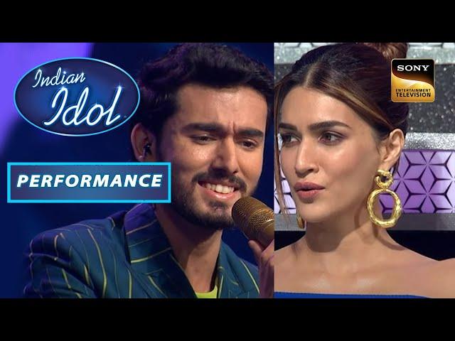 Indian Idol Season 13 | Chirag की Magical Performance में खो गई Kriti Sanon | Performance