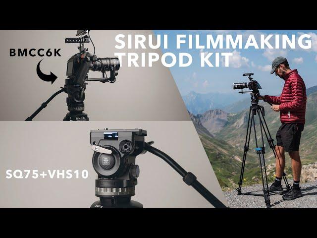 My new Favourite Pro Video Tripod for my BMCC6K & BMPCC 6K PRO (SIRUI SQ75 + VH10 REVIEW)