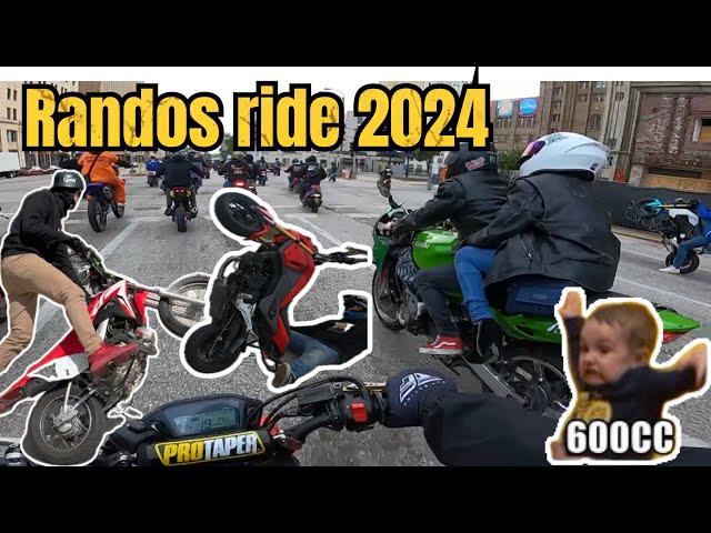 Randos ride 2024 CRAZY! #motovlog #stuntride