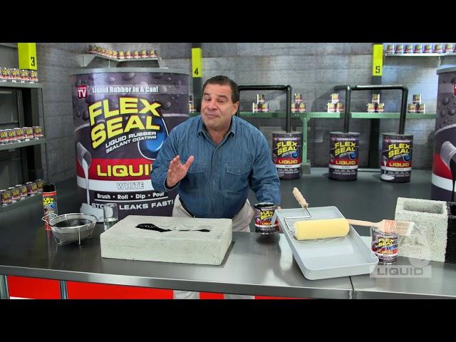 Flex Seal Liquid Rubber Sealant Coating  White 32-Oz. Can