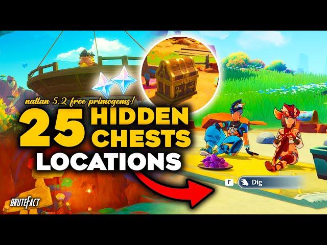 DON'T MISS THESE HIDDEN CHESTS From Natlan 5.2 | Genshin Impact 5.2 Natlan Hidden Chests