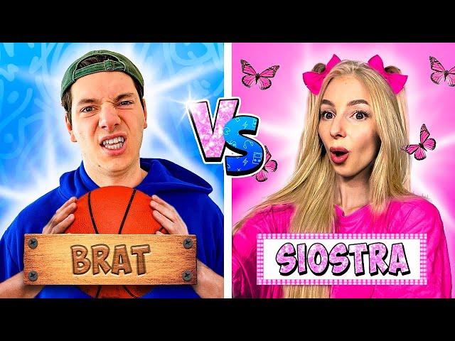 BRAT VS SIOSTRA W PRAWDZIWYM ŻYCIU!