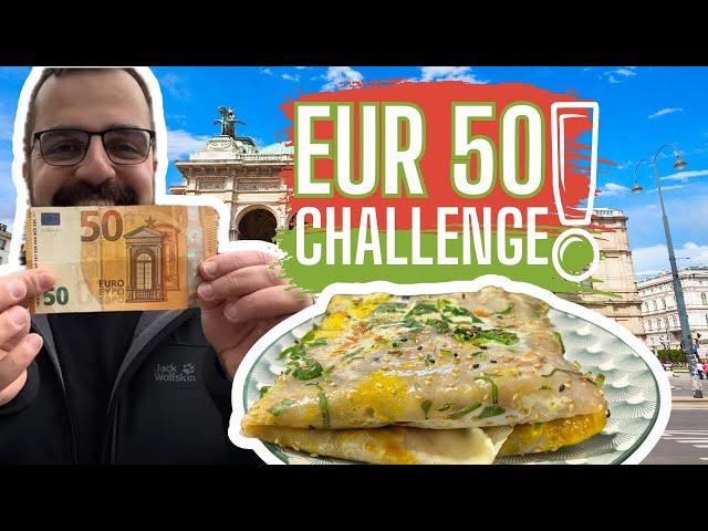 How much FOOD can 50 EURO get you in VIENNA?