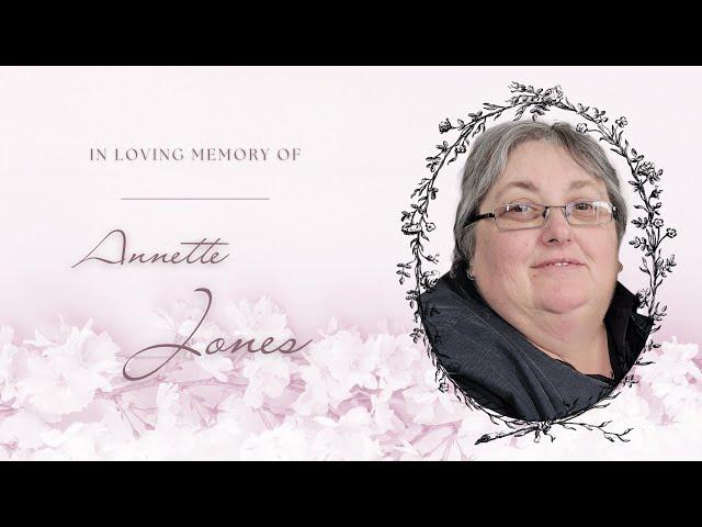 Live Stream of the Funeral Service of Annette Jones