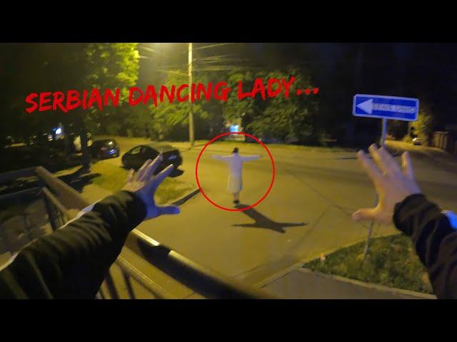 ESCAPING SERBIAN DANCING LADY (Parkour POV Chase)