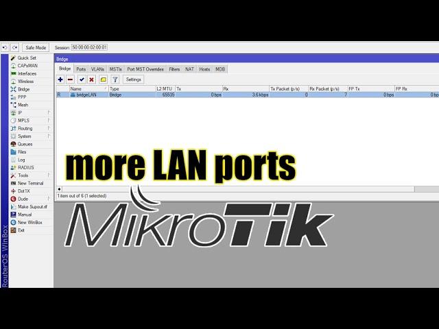 How to bridge all Lan on Mikrotik router