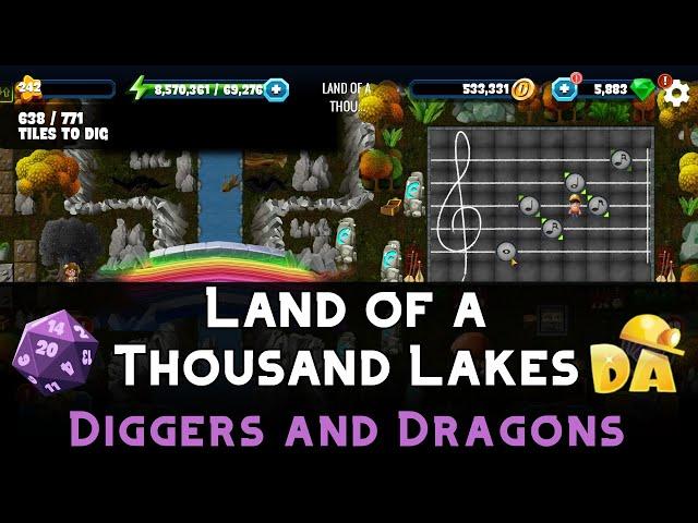 Land of a Thousand Lakes | Diggers and Dragons #3 | Diggy's Adventure