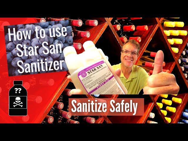 How to Sanitize Homebrew and Wine Equipment - Star San - Sanitation Made Easy - Is Star San Safe?