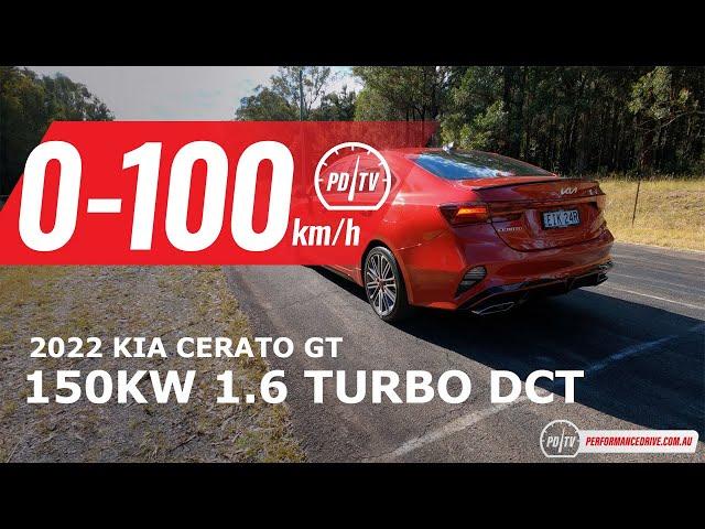 2022 Kia Cerato GT 0-100km/h & engine sound