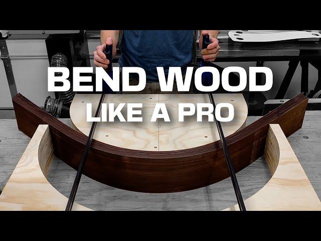 Bending wood for furniture...tips, tricks and techniques.