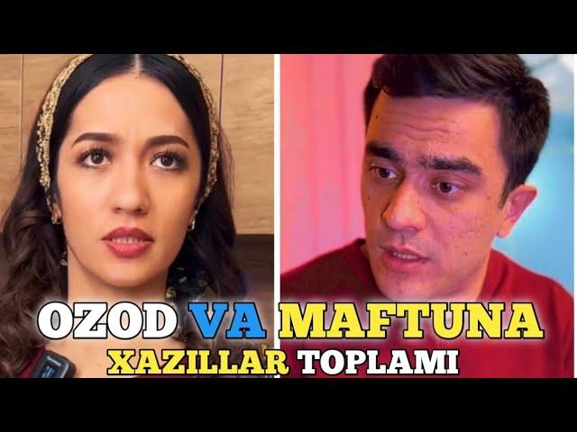 OZOD VA MAFTUNA | ENG SARA XAZILLAR TO'PLAMI  #ozodshukurullayev #kulgulivideolar