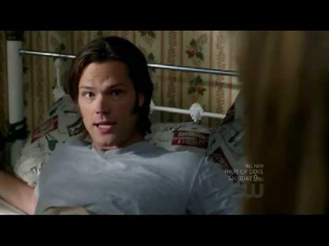 Sam Winchester - "Not Wearing Any Pants" S7E8