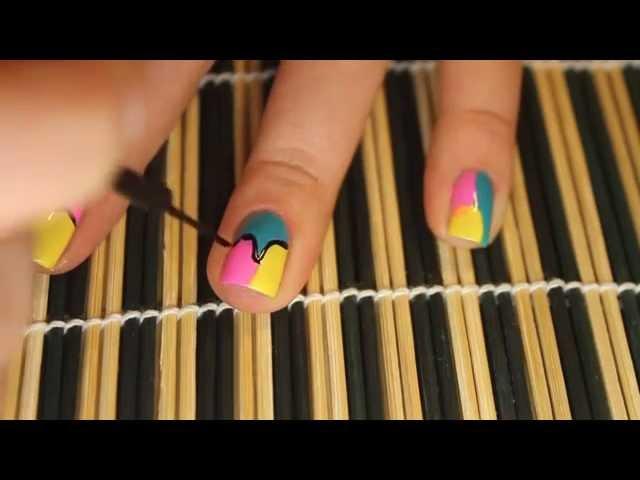 manicure 3 colors I  Маникюр 3 цвета